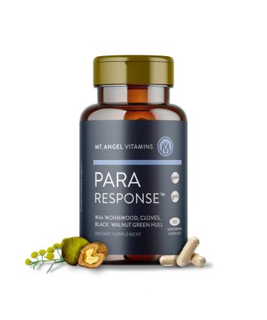 Mt. Angel Vitamins  para Response | Fiber Supplement | Colon Cleanse | Wormwood | Black Walnut & Cloves | 60 Vegetarian Capsules