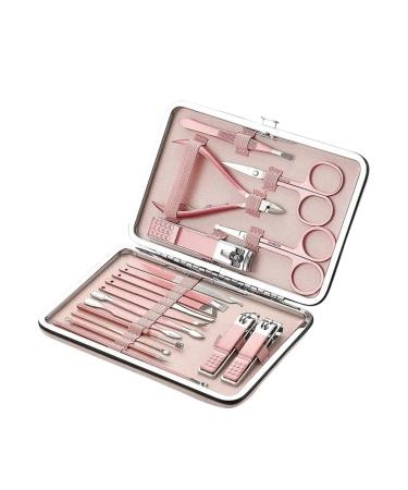 Nail Clippers Rose Gold 18piece Diagonal Exfoliating Stainless Steel Manicure Set Household Ear Spoon Scissors