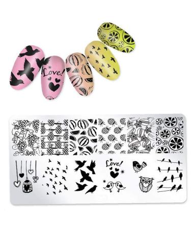 3pcs Nail Art Stamp Templates Kit - Stamper & Scraper for Maleicure | OM-D13 OM-D14 OM-D15 - International Shipping Available - Buy Online on GoSupps.com