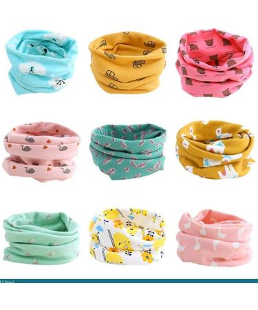 Fablcrew Kids Warmer Scarf - Soft Cartoon Pattern Neckerchief for Babies - Green - Buy Online on GoSupps.com