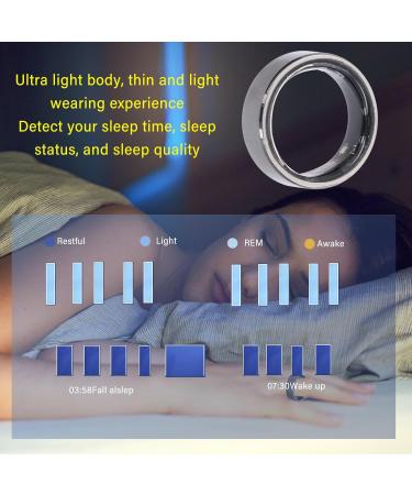 Buy Smart Ring Health Tracker | Fitness Smart Ring - Durable Stainless Steel & Zirconium Oxide Design for Exercises - Buy Online on GoSupps.com