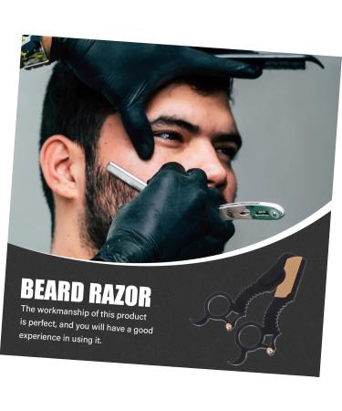 Stainless Steel Healeved 2-in-1 Shaver Holder & Razor for Men | Manual Bear Razing Hairdresser Tools - Buy Online on GoSupps.com