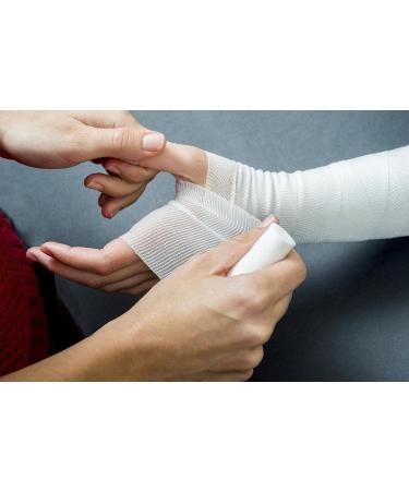 Mull Bandages 10cm x 4m | 20 Pieces Elastic Latex-Free High-Stretch Binding Fixing Bandage - Buy Online on GoSupps.com