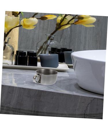 Minkissy 5-Pack Shaving Soap Peel Bowl Set | Premium Shaving Foam Cups & Wooden Mug | Travel-Friendly Stainless Steel Razor Tool - Buy Online on GoSupps.com