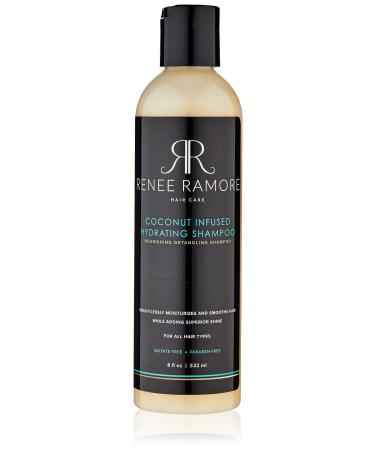 Coconut Infused Hydrating Cleansing Shampoo Formulated To Replenish Moisturize and Smooth All Hair Types. 8-Fluid Ounces-Unisex