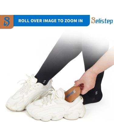 Relistep Heel Lift Cushion for Pain Relief | 4 Layer Pads for Heel Cracking & Plantar Fasciitis | Large Size for Women - Buy Online on GoSupps.com