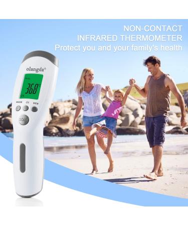 Non-Contact Digital Thermometer for Adults & Babies - Instant Forehead Readings | School & Office Use - Buy Online on GoSupps.com