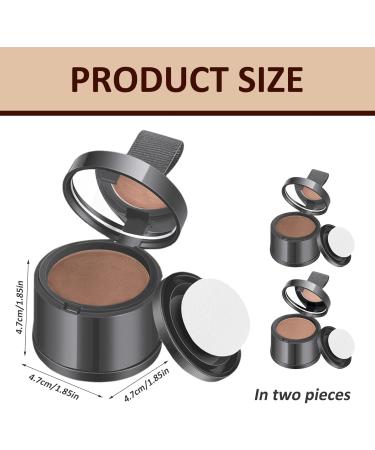 2Pcs Root Touch Up Powder Hairline Powder for Women Dark Brown & Light Brown Hair Loss Concealer Water & Sweat Resistant Hairline Powder for Thinning Women Men Hair Volume Powder Hair Powder Volumize - Buy Online on GoSupps.com
