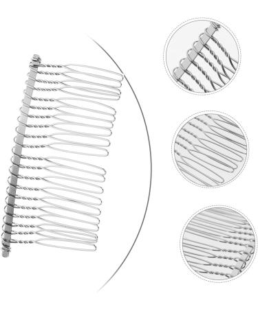 SKISUNO 20 Wedding Veil Comb Bride Headpieces for Wedding Wire Hairpins Hair for Women Black Metal Veil Hair Comb Hair Accessories for Women Wedding Bridal Veil Miss French Wide Tooth Comb - Buy Online on GoSupps.com