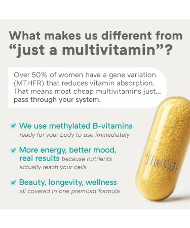 THE ORFY Women s Wellness Bundle Daily Multivitamin + Probiotic with Holy Basil for Energy and Immune Support Vegan Capsules 60+30 Count - Buy Online on GoSupps.com