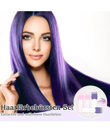 Hair Coloring Base & Applicator Set - 160ml Hair Oil Bottle with Shampoo Brush for Easy Scalp Massage & Dyeing - Buy Online on GoSupps.com