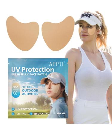 Golf Eye Mask Patch - UV Protection for Outdoor Sports Hydrogel Under-Eye Patches for Sun Protection Skiing & Fishing - 1 & 2 Pack - Buy Online on GoSupps.com