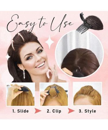 Perfect Puff Hair Pillow & Invisible Hair Clips - Fluffy Volume Boosting Set for Princess Hair | 2-Pack - Buy Online on GoSupps.com