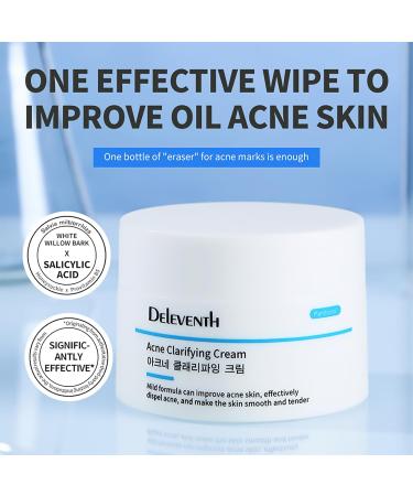 DEleventh Korean Acne Clarifying Cream 30g - With Salicylic Acid & Vitamin B5 for Clear Skin Blemish Control & Hydration | Shop Internationally - Buy Online on GoSupps.com