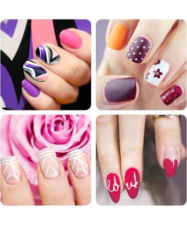 ANCLLO 15pcs Nail Art Brush Set - Professional Nail Painting & Dotting Tools for DIY Nail Design - Buy Online on GoSupps.com