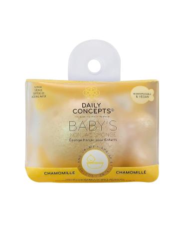 Daily Concepts Your Baby Konjac Sponge (Chamomile) - Gentle Exfoliation for Sensitive Skin - Buy Online on GoSupps.com