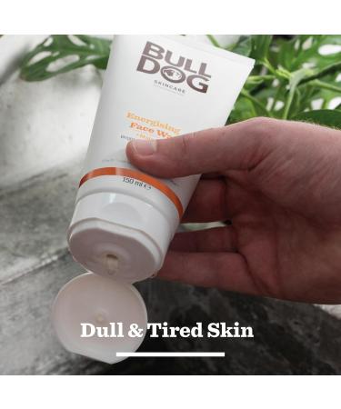 BULLDOG SKINCARE Energizing facial cleanser for men Revitalizing Facial Cleanser 150ml x 3 Pack - Buy Online on GoSupps.com