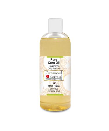 Greenwood Essential Pure Corn Oil (Zea mays) Cold Pressed 200ml (6.76 oz)
