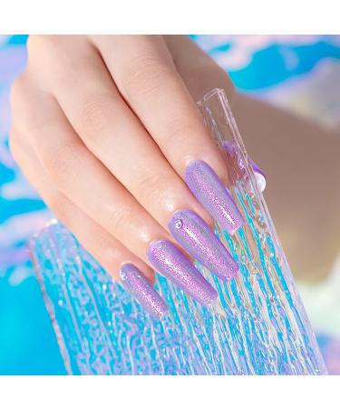 PEARL GLITTER GEL POLISH - Reflective Sparkle Clear Shell Glitter Nail Art - UV/LED Cured - 7.5ml - Buy Online on GoSupps.com