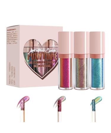 Halloween Party Makeup Highly Pigmented Eyeshadow Long Lasting Glitter Eyeshadow Chameleon Eye Shadow Pigmented Eye Makeup Glitter Eyeshadow for Women Ladies Halloween Parties B
