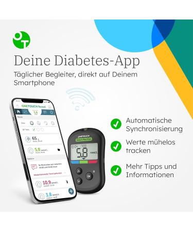 Onetouch Select Plus Flex Blood Sugar Measuring Device | Diabetes Test Set with 10 Test Strips & Lancets | Accurate MMOL/L Monitoring - Buy Online on GoSupps.com