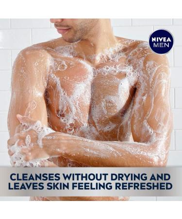 NIVEA MEN Sensitive Body Wash - Gentle Formula for Sensitive Skin - 16.9 fl. oz - Buy Online on GoSupps.com
