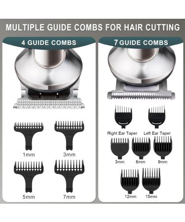 Hatteker Beard Trimmer for Men - Waterproof Electric Razor Cordless Hair Clippers & Grooming Kit for Mustache Nose Body & Facial Hair - Perfect Father's Day Gift - Buy Online on GoSupps.com
