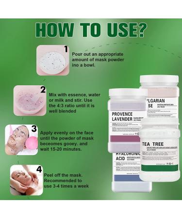 Poztl Gel Mask Powder | DIY Tea Tree Oil Peel-Off Hydro Face Mask for Fine Lines & Uneven Skin Tone | 23 fl oz - Buy Online on GoSupps.com