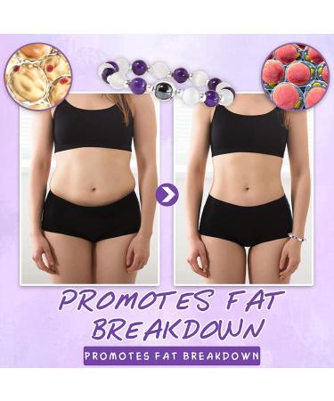 Vinswet Moonstone Amethyst Slimming Bracelets - Crystal Healing Energy Stones for Women (3Pcs) - Buy Online on GoSupps.com