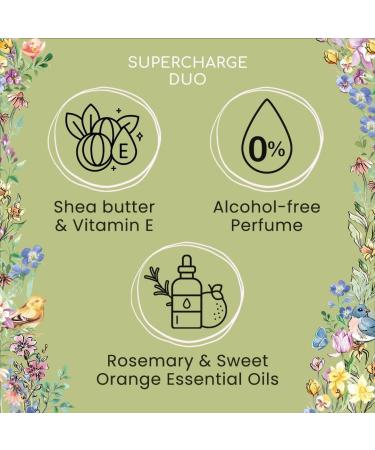 Heathcote & Ivory Flower of Focus Supercharge Duo | 30ml Hand Cream & 10ml Perfume Gel | Cruelty Free & Vegan Friendly | Travel Friendly Sizes Gifts - Buy Online on GoSupps.com