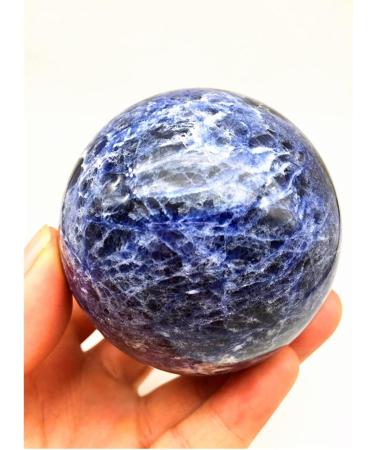 Natural Crystal Rough Natural Quartz Crystal Blue Grain Stone Home Decoration Pieces +Wooden Base 60mm-70mm Quartz Stones Gift - Buy Online on GoSupps.com