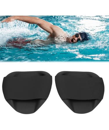 Ritoeasy Sports Swimming Training Paddles - Ergonomic Black PP-Silicone Hand Paddles for Freestyle Training - Buy Online on GoSupps.com