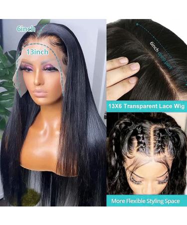 12A Bone Straight 13x6 HD Lace Front Wig 22in Natural Color - Virgin Human Hair, Pre-Plucked with Baby Hair - Buy Online on GoSupps.com