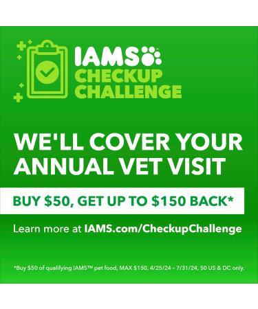 IAMS Proactive Health Dog Food Dry Adult Large Breed Chicken & Whole Grains Recipe 6.80kg (15LB) Bag & Proactive Health Minichunks Dog Food Dry Adult Lamb & Rice 6.5kg Bag - Buy Online on GoSupps.com