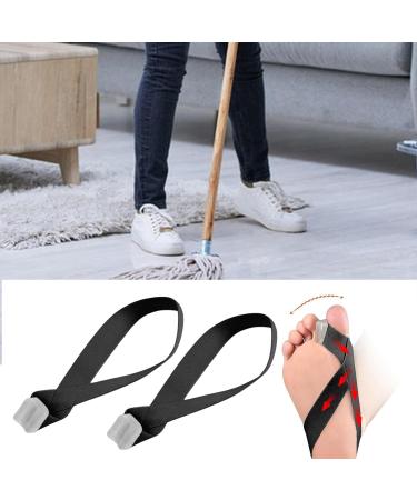 Baok Toe Spreader - Adjustable Breathable Rail with Silicone Pads for Correct Valgus Toe Alignment - Smooth Iron Black - Buy Online on GoSupps.com