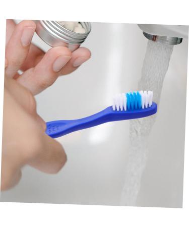 Solustre 10-Pack Travel Toothbrushes - Compact Short Handle Cleaning Brushes for Prison & Travel - Buy Online on GoSupps.com