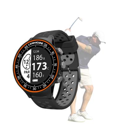 Canmore TW411 Golf-GPS watch & fitness tracker 40 000+ places pre-installed improved IC golfer accessories with a wide range of gifts in orange - Buy Online on GoSupps.com