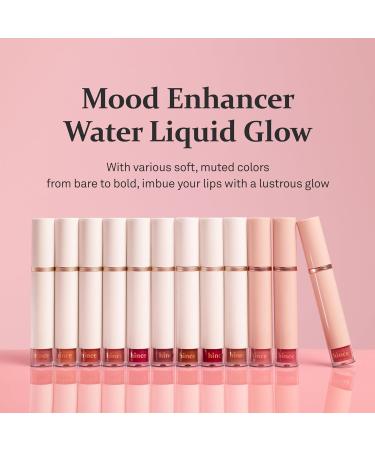 HINCE Mood Enhancer Water Liquid Glow - Non-Sticky Waterproof Lip Stain for Women | Long Wearing Moisturizing Lip Gloss - CHERISHED 0.16 fl. oz - Buy Online on GoSupps.com