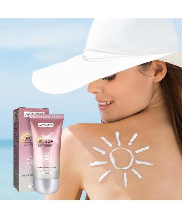 Water Resistant Sunscreen UV Face Cream SPF 50+ PA+++ | Sunscreen UV Insulation SPF 50+ Water Resistant Travel Sunscreen Size 60g Face Moisturizing Sunscreen Oil Free Gimocool - Buy Online on GoSupps.com