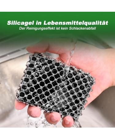 Buy Dutch Oven Cleaning Set - 4 Pack Cast Iron Cleaner with Scrubber Grill Scrape & Kitchen Towel | International Shipping Available - Buy Online on GoSupps.com