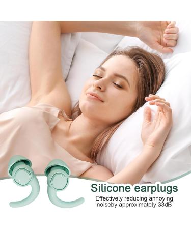 Hearing Protection Ear Plugs | Noise Cancelling Ear Plugs for Sleeping | Portable Calm Ear Plugs for Travel Sleep Noise Sensitivity Meditation Utoya Light Green - Buy Online on GoSupps.com