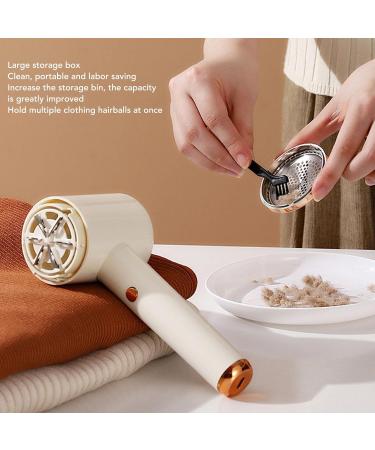 Rechargeable Electric Fabric Shaver - 6 Blade Fuzz Remover & Lint Remover for Clothes - USB Rechargeable Sweater Defuzzer for Home & Travel - Buy Online on GoSupps.com