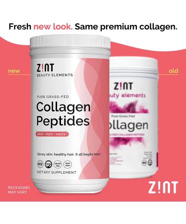 Zint Grass-Fed Beef Collagen | Hydrolyzed Collagen Types I & III | 32 oz (907 g) - Buy Online on GoSupps.com