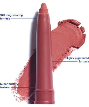  3ina 3INA MAKEUP - The Automatic Lip Pencil 261 - Dark Nude - Long-Lasting Retractable Dark Nude Lip Pencil - Waterproof Lip Pencil - Lip Liner with Sharpener - Vegan - Cruelty-Free - Buy Online on GoSupps.com