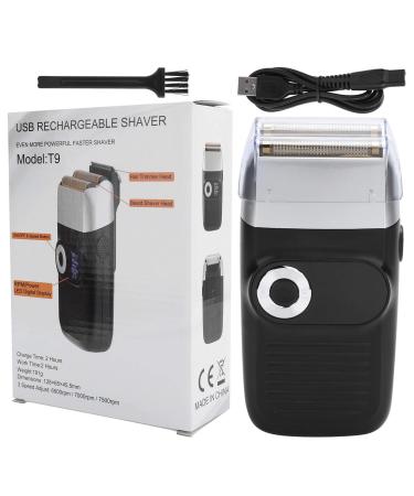 Electric Foil Shaver Head Shaver For Bald Heads Rechargeable Bald Head Beard Trimmer LCD Mustache Shaver For Men 2 in 1 Electric Shaver Professional Beard Trimmer For M