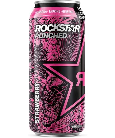 Rockstar Revolt Strawberry 12x473ml - Buy Online on GoSupps.com