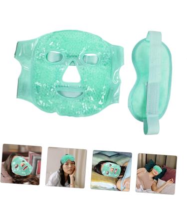Mobestech 1 Set Sleeping Eye Eye Patches Cold Hot Compress Eye Massaging Gel Beauty Facial Girl Beauty Supply PVC Cool Ice - Buy Online on GoSupps.com