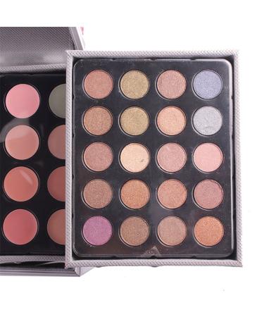 Pure Four Professional 132 Colors Eyeshadow & Lip Gloss Palette Makeup Kit | Versatile for Professionals & Personal Use - Buy Online on GoSupps.com