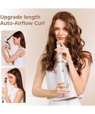 6 in 1 Hair Dryer Brush Set | Volumizer Curler & Straightener | Detachable Hot Air Brush for Effortless Hair Styling - Buy Online on GoSupps.com