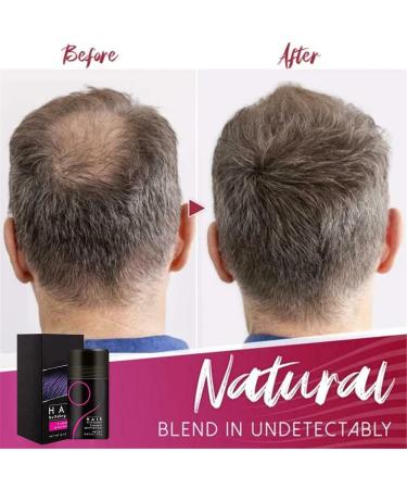 Fluffup Secret Hair Fiber Powder 12g - Waterproof Hair Fibers for Thinning Hair - Long Lasting Coverage in 5 Seconds - Natural Black - Unisex - Buy Online on GoSupps.com